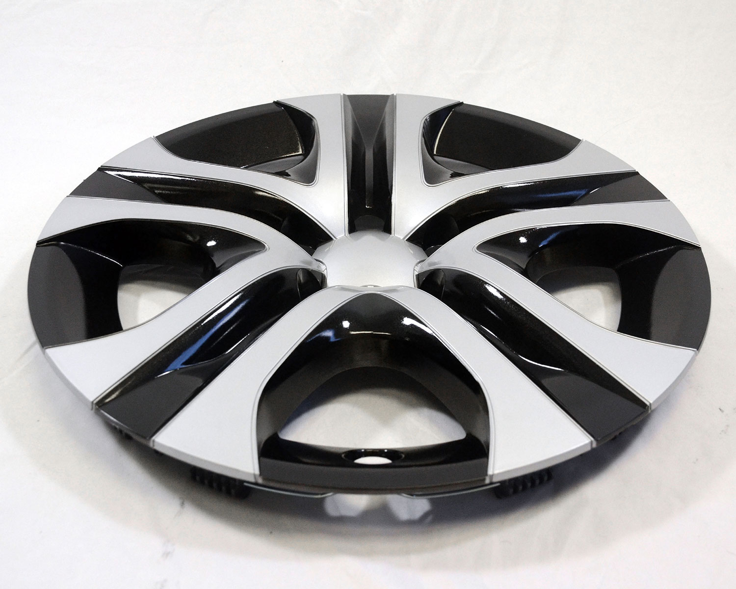 4 Silver & Black 17" Hub Caps Full R17 Wheel Covers for 20132018
